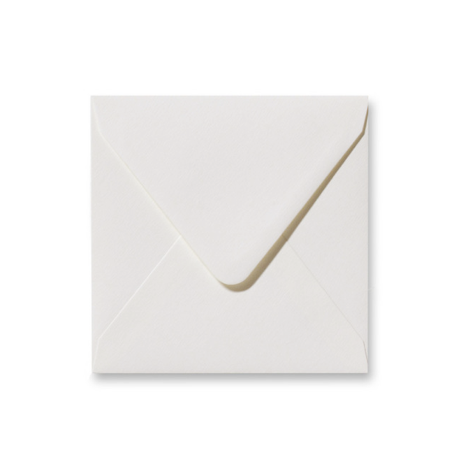 Kuvert | Fiore Weiß 14x14cm