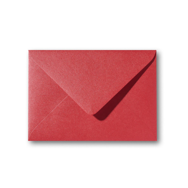 Kuvert | Metallic Rosso 12x18cm