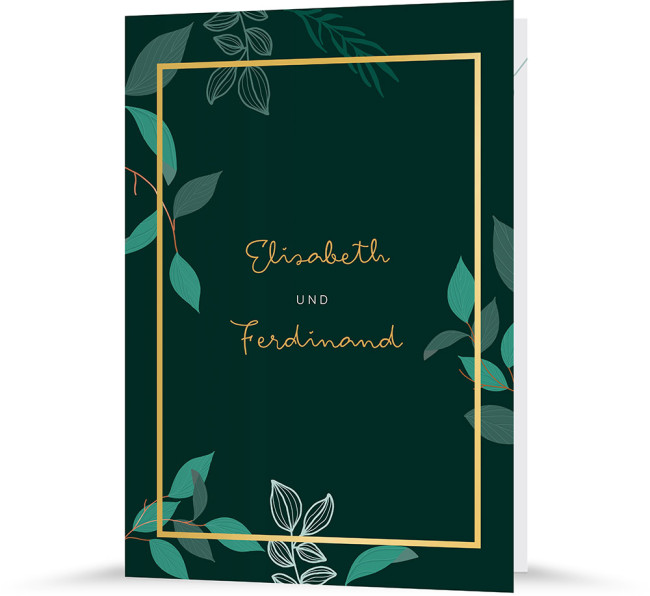 Hochzeitseinladung | Shades of green