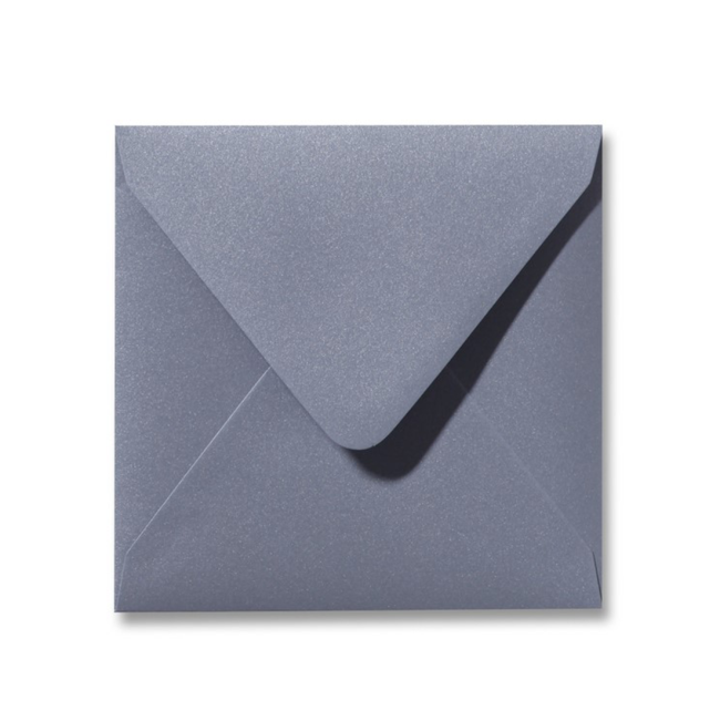 Kuvert | Metallic Silver 16x16cm