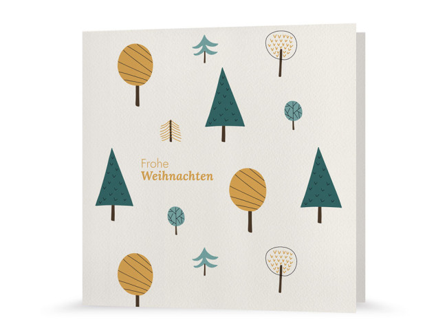 Weihnachtskarte | Froher Weihnachtszauber