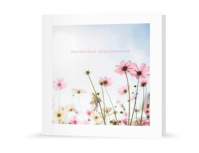 Grußkarte | Herzlichen Glückwunsch