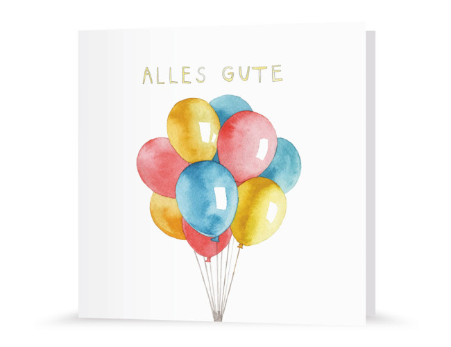 Grußkarte | Alles Gute
