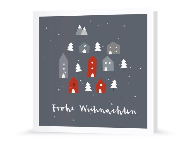 Weihnachtskarte | Heimischer Hüttenzauber