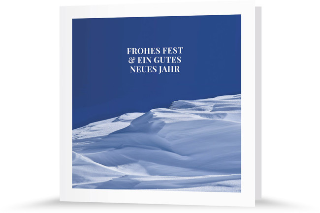Weihnachtskarte | Schneewinde