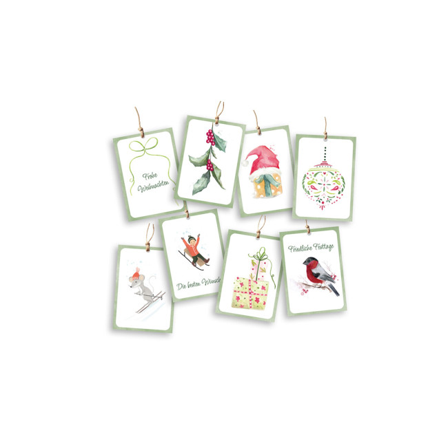 Geschenkanhänger | Weihnachtliches Set