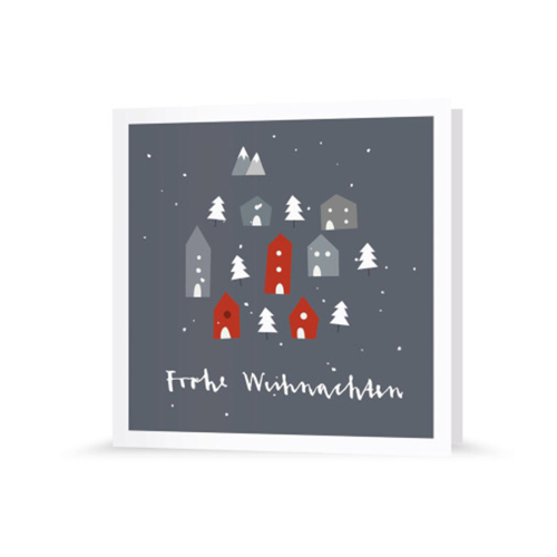 Weihnachtskarte | Heimischer Hüttenzauber